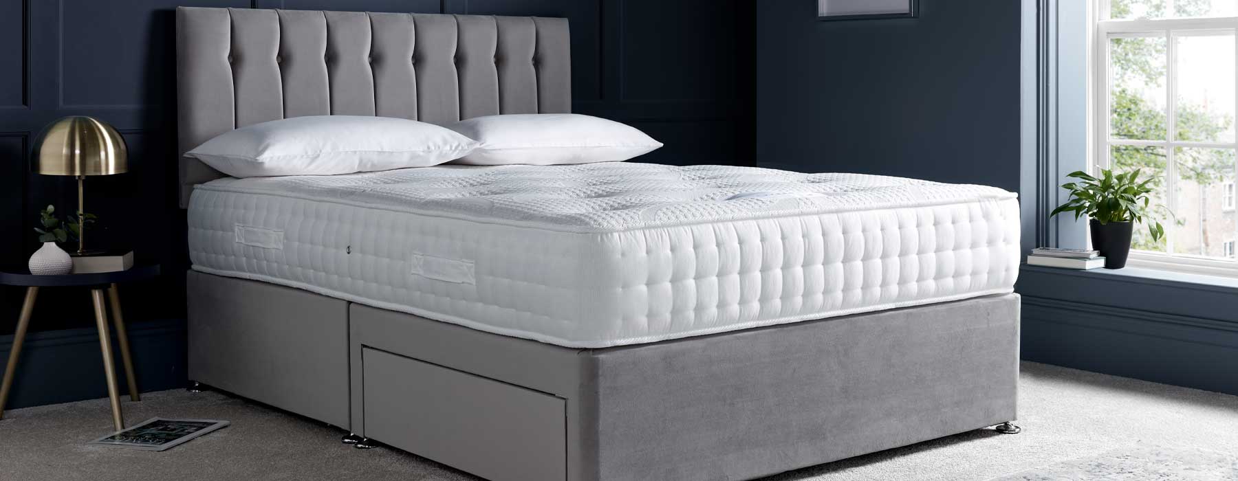 Beds, Ottoman Beds, Fabric Upholstered Beds, Double & King Size Beds