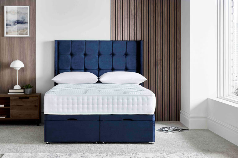 Winged Ottoman Bed