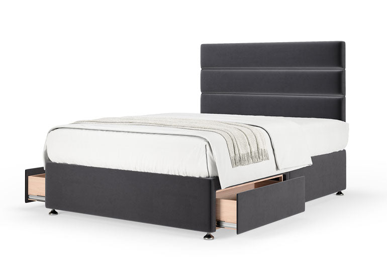 Divan Bed with Mini Milan Headboard