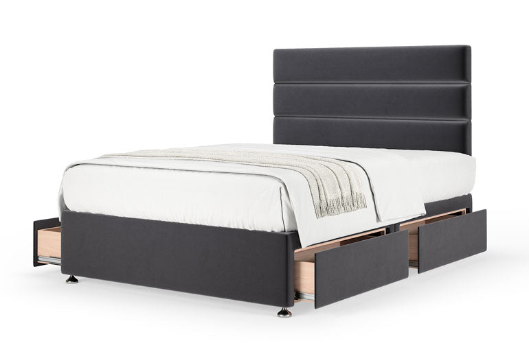 Divan Bed with Mini Milan Headboard