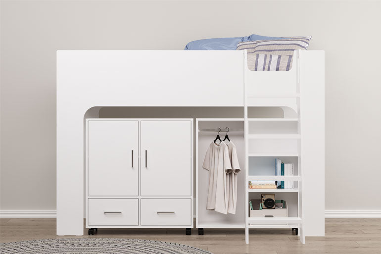 Flintshire Eden White Mid Sleeper