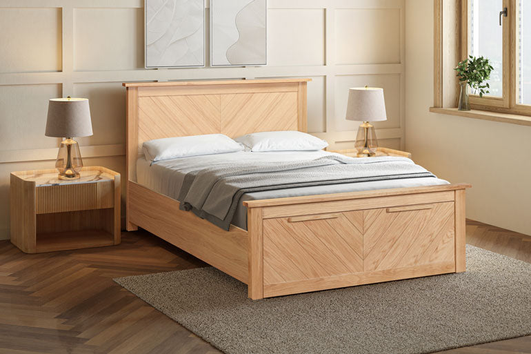 Limelight Kenji Oak Bed with Drawer Storage