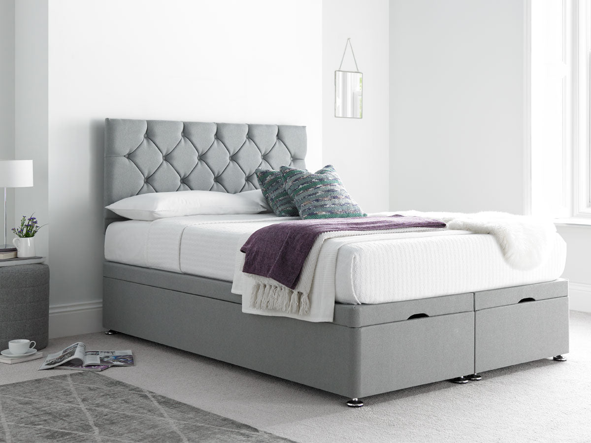 Mini Button Ottoman Bed