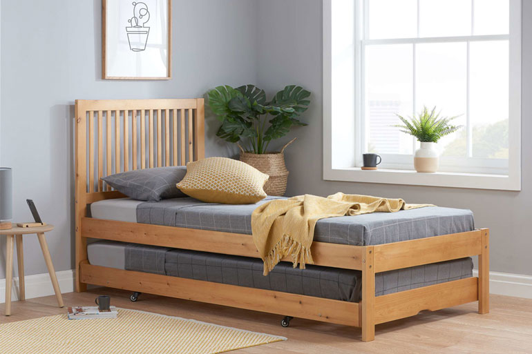 Birlea Buxton Guest Bed in Honey Pine