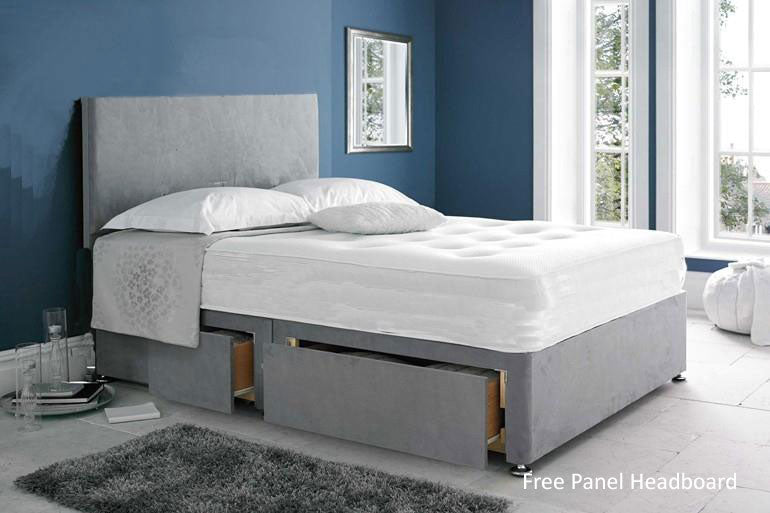 Essential Divan Bed Package with Free Headboard (Includes Mattress)