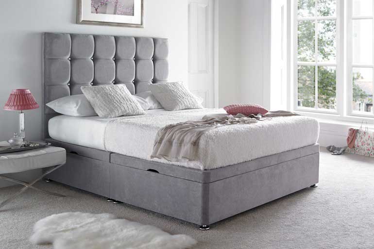 Divan | Ottoman Bed with Diamond Headboard