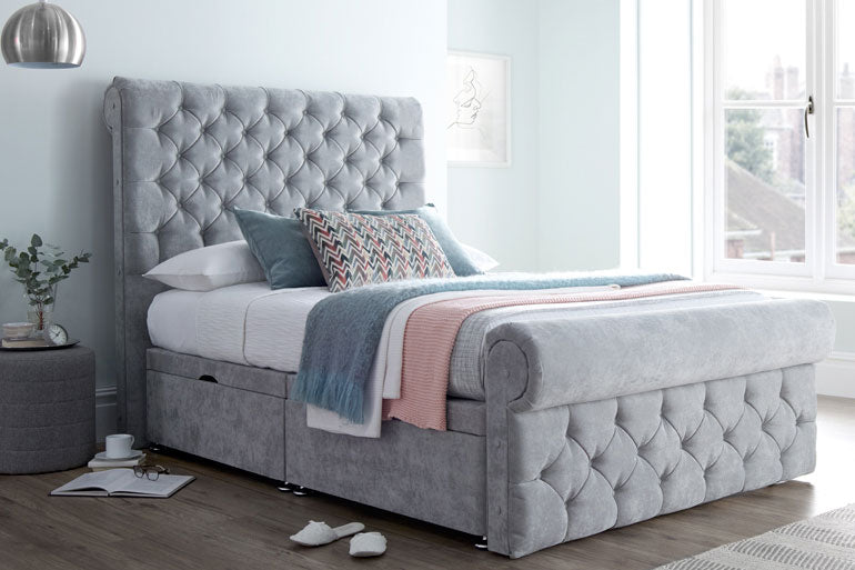 Sleigh Ottoman Bed