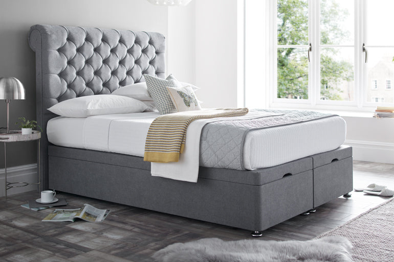 Sleigh Ottoman Bed