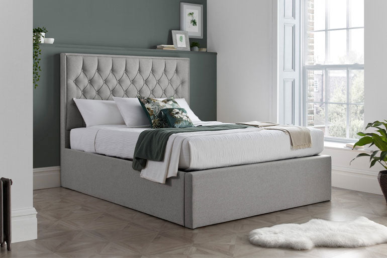 Fabric Ottoman Bed