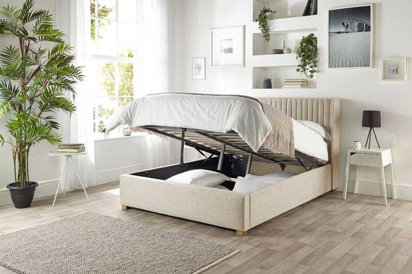 Catherine Lansfield Soho Wing Ottoman Bed, Storage